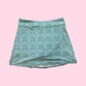 y2k blue mini skirt with shorts built